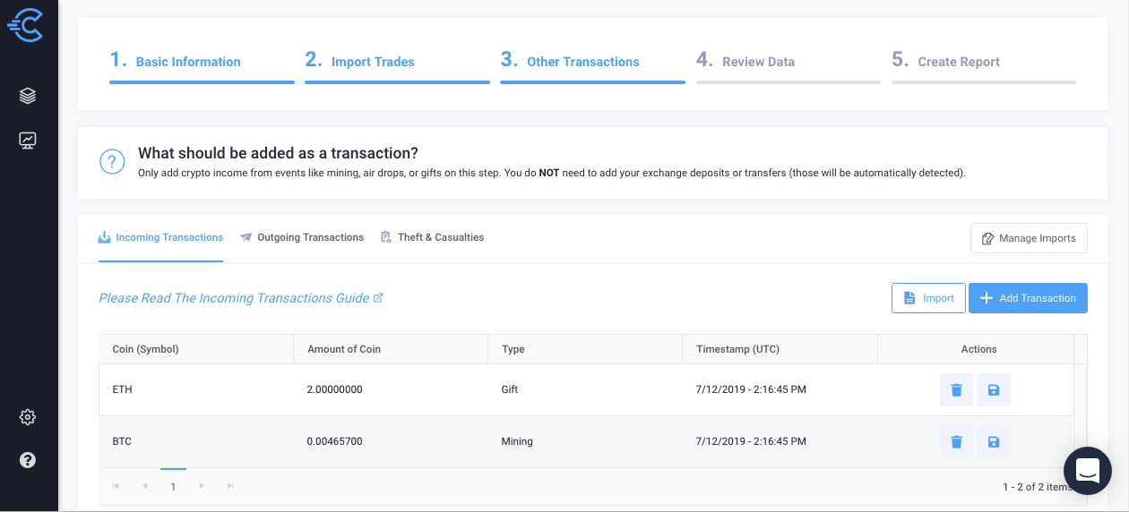 cryptocurrency taxes software