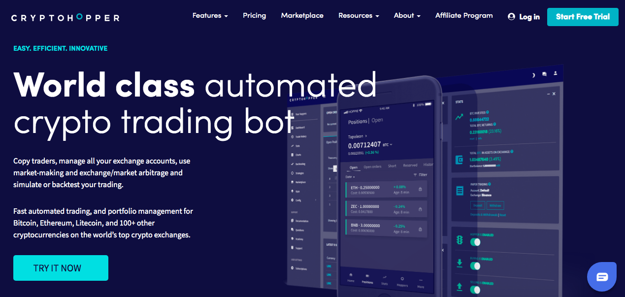 crypto affiliate program cryptohopper