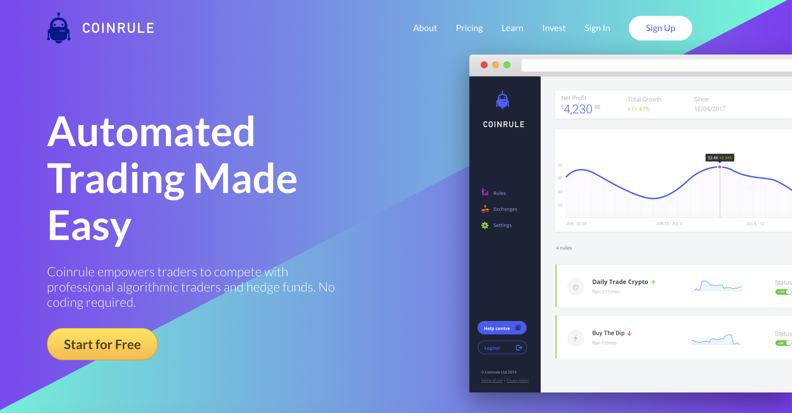 CoinRule Affiliate Program