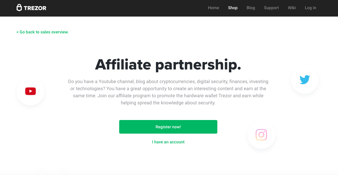 trezor crypto affiliate program